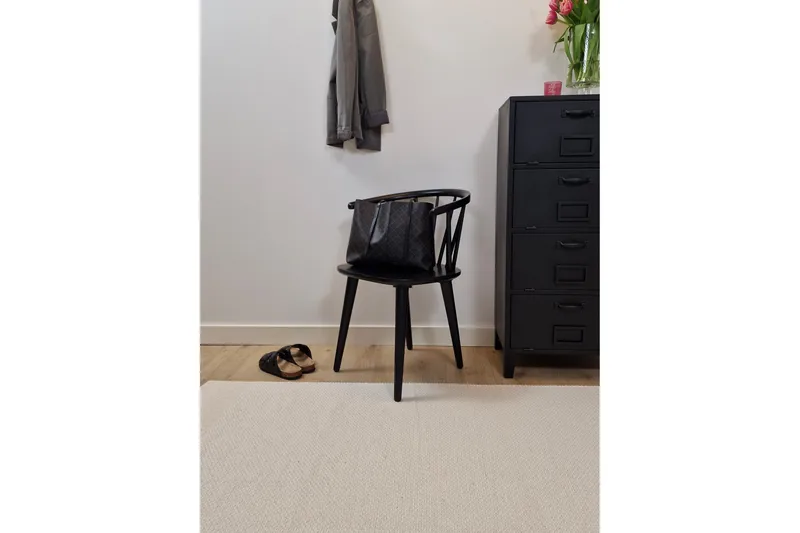 Alva Bomullsmatta 200x300 cm Rektangulär - Creme - Textilier & mattor - Mattor - Modern matta - Bomullsmattor