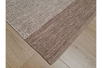 Alva Bomullsmatta 200x300 cm Rektangulär - Mörkbeige - Textilier & mattor - Mattor - Modern matta - Bomullsmattor