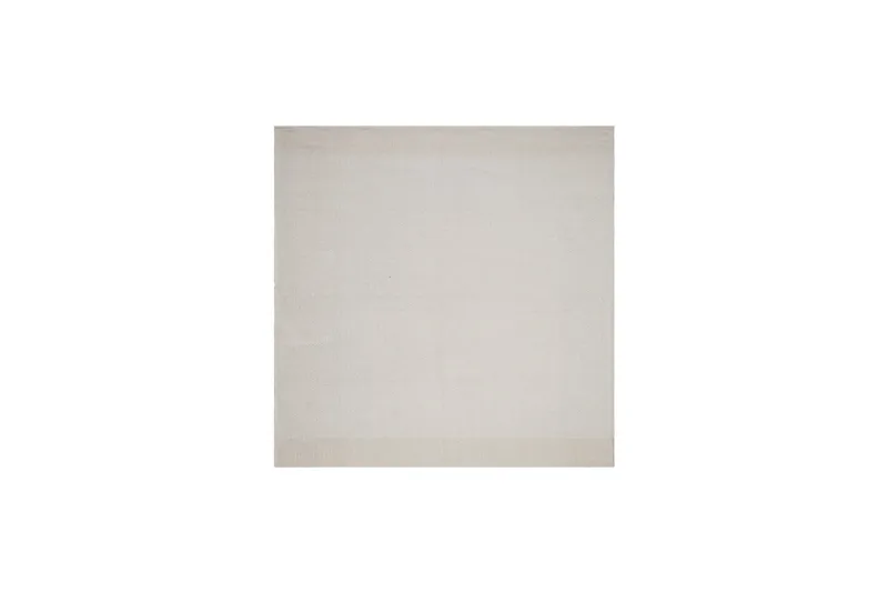 Alva Bomullsmatta 240x240 cm Kvadratisk - Creme - Textilier & mattor - Mattor - Modern matta - Bomullsmattor