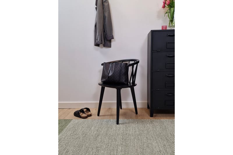 Alva Bomullsmatta 240x240 cm Kvadratisk - Grön - Textilier & mattor - Mattor - Modern matta - Bomullsmattor