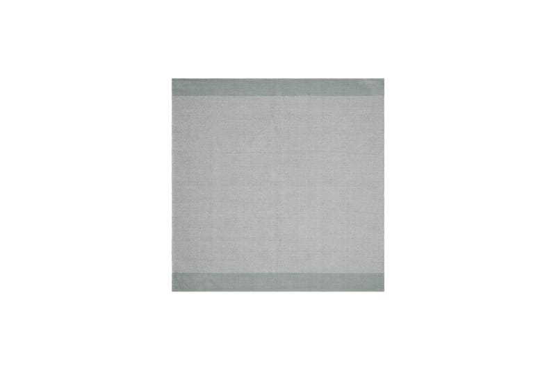 Alva Bomullsmatta 240x240 cm Kvadratisk, Ljusgrön