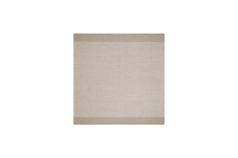Alva Bomullsmatta 240x240 cm Kvadratisk - Sand - Textilier & mattor - Mattor - Modern matta - Bomullsmattor