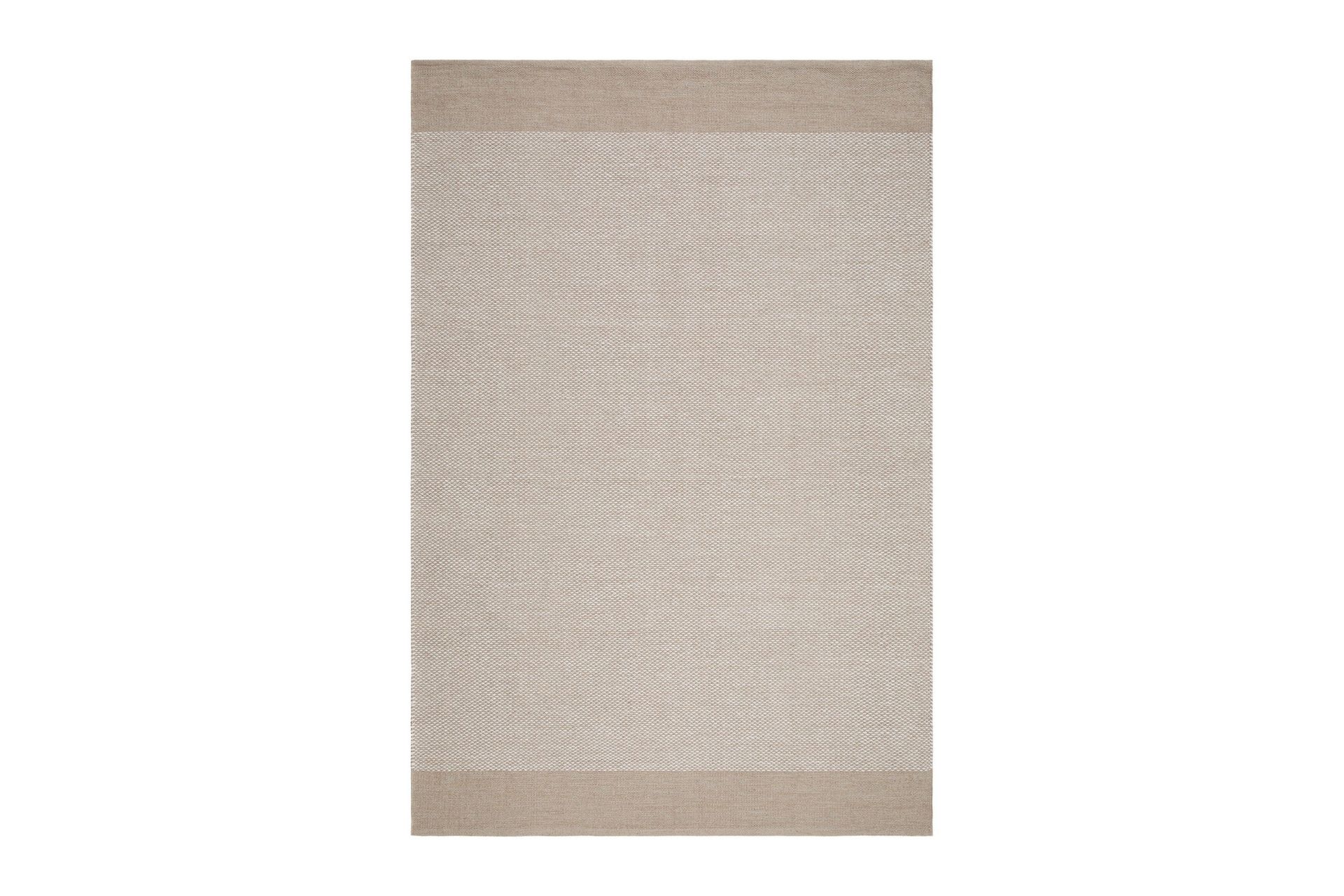 Alva Bomullsmatta 240x340 cm Rektangul&auml;r - Sand