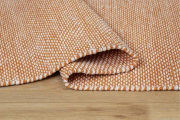Alva Bomullsmatta 300x300 cm Kvadratisk - Orange - Textilier & mattor - Mattor - Modern matta - Bomullsmattor