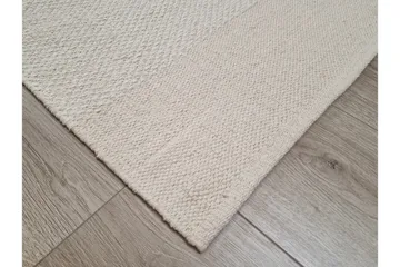 Alva Bomullsmatta 75x150 cm Oval - Creme - Textilier & mattor - Mattor - Modern matta - Bomullsmattor