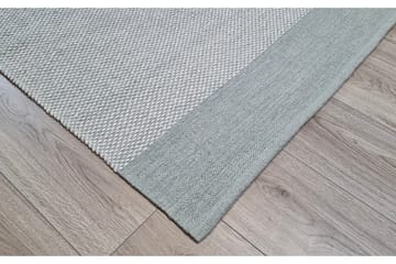 Alva Bomullsmatta 75x150 cm Oval - Ljusgrön - Textilier & mattor - Mattor - Modern matta - Bomullsmattor