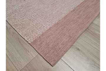 Alva Bomullsmatta 75x150 cm Oval - Rosa - Textilier & mattor - Mattor - Modern matta - Bomullsmattor