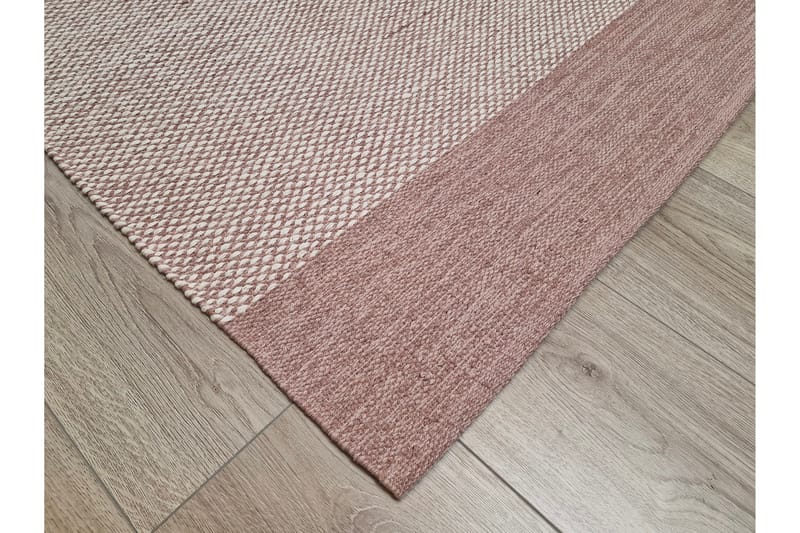 Alva Bomullsmatta 75x150 cm Oval - Rosa - Textilier & mattor - Mattor - Modern matta - Bomullsmattor