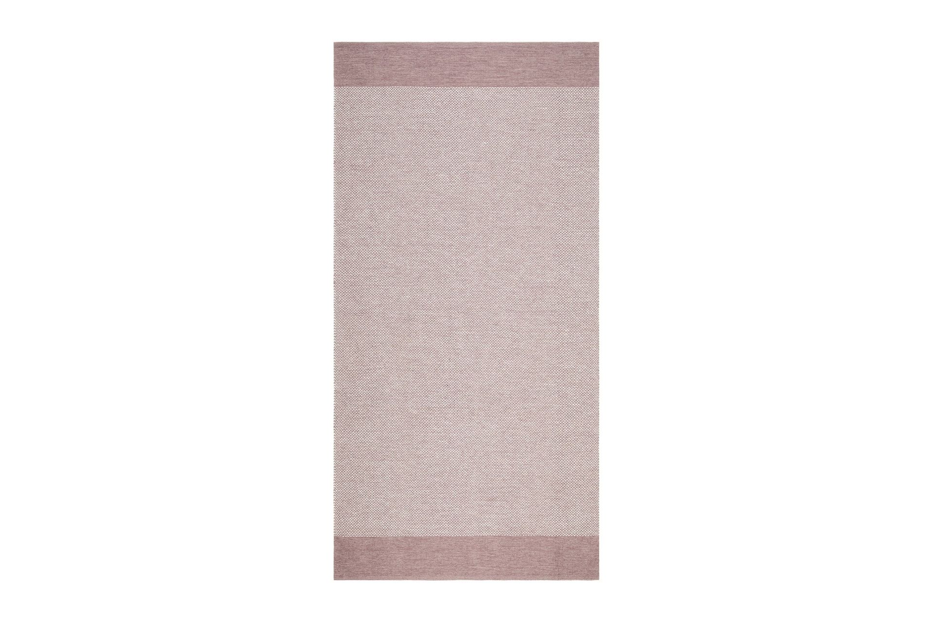 alva bomullsmatta 75x150 cm oval - rosa