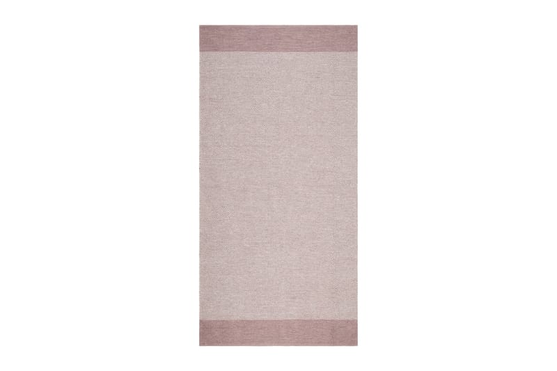 Alva Bomullsmatta 75x150 cm Oval, Rosa