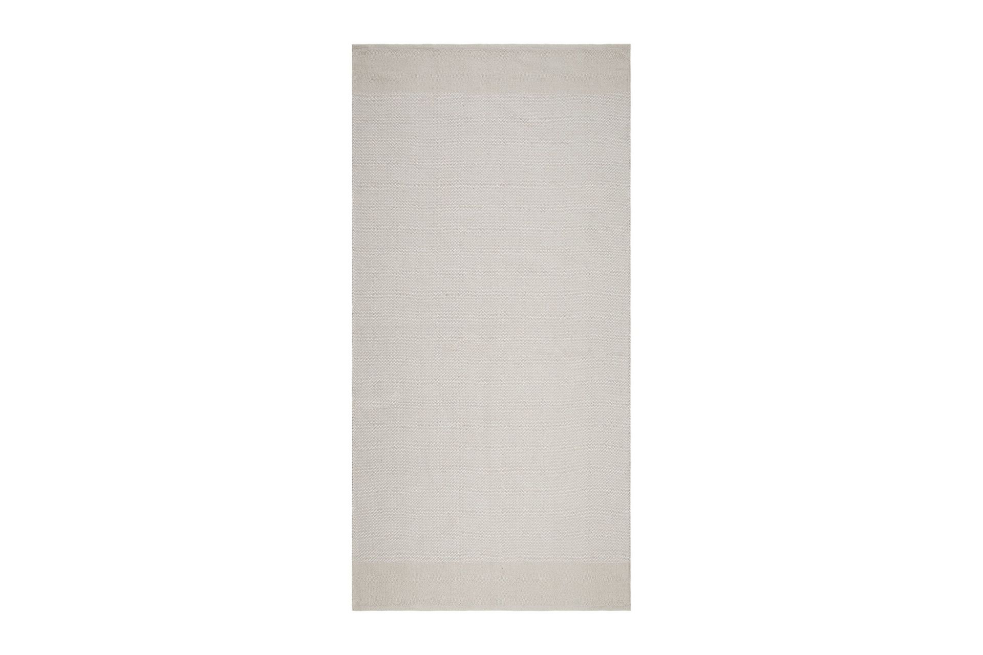 Alva Bomullsmatta 75x280 cm Oval - Creme