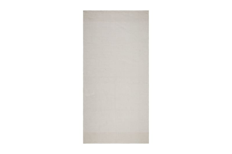 Alva Bomullsmatta 75x340 cm Oval - Creme - Textilier & mattor - Mattor - Modern matta - Bomullsmattor