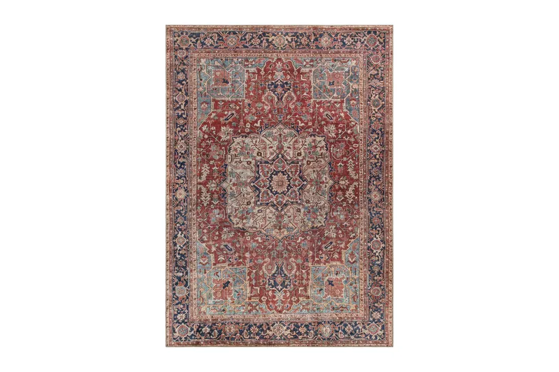 Amber Wiltonmatta 160x230 cm Rektangulär, Röd