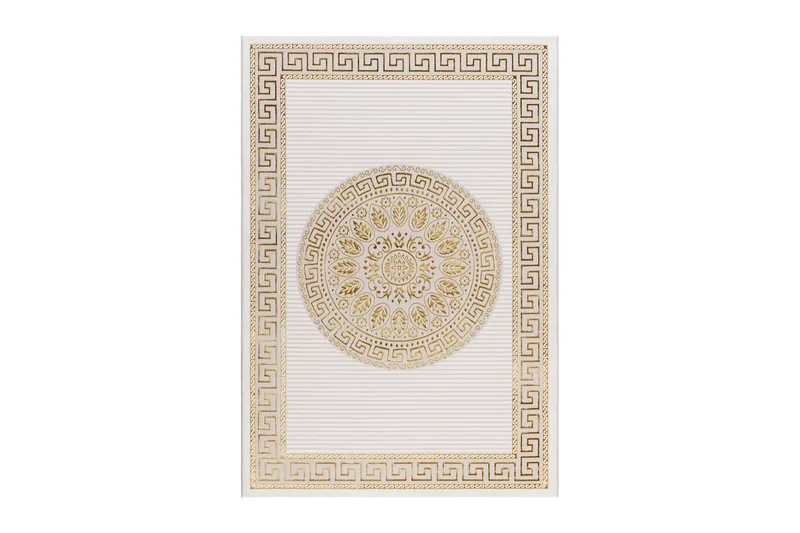 Ankara Wiltonmatta 200x290 cm, Beige/Guld