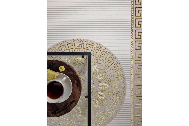 Ankara Wiltonmatta 300x400 cm - Beige/Guld - Textilier & mattor - Mattor - Modern matta - Friezemattor