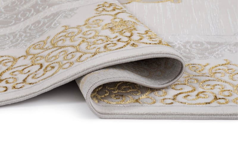 Ankara Wiltonmatta 80x150 cm - Beige/Guld - Textilier & mattor - Mattor - Modern matta - Friezemattor