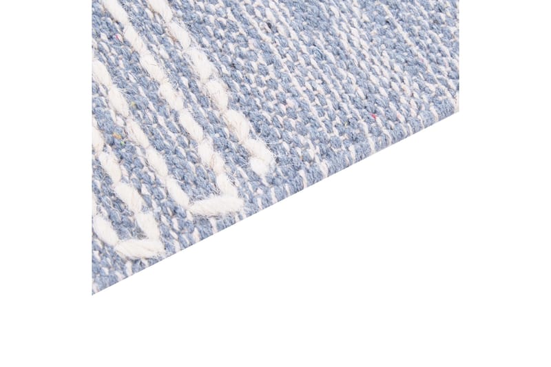 Ansar Bomullsmatta 140x200 cm - Blå - Textilier & mattor - Mattor - Modern matta - Bomullsmattor