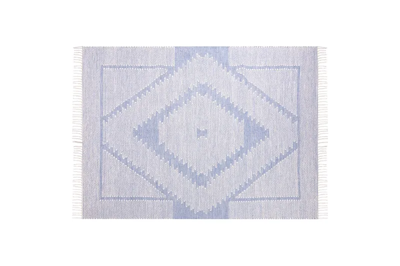 Ansar Bomullsmatta 140x200 cm, Blå