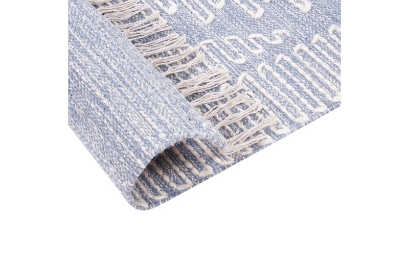 Ansar Bomullsmatta 80x150 cm - Blå - Textilier & mattor - Mattor - Modern matta - Bomullsmattor