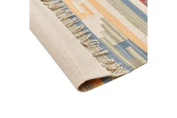 Aparan Bomullsmatta 80x150 cm - Beige - Textilier & mattor - Mattor - Modern matta - Bomullsmattor