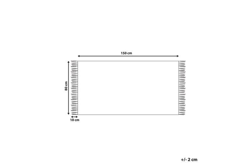 Aparan Bomullsmatta 80x150 cm - Beige - Textilier & mattor - Mattor - Modern matta - Bomullsmattor