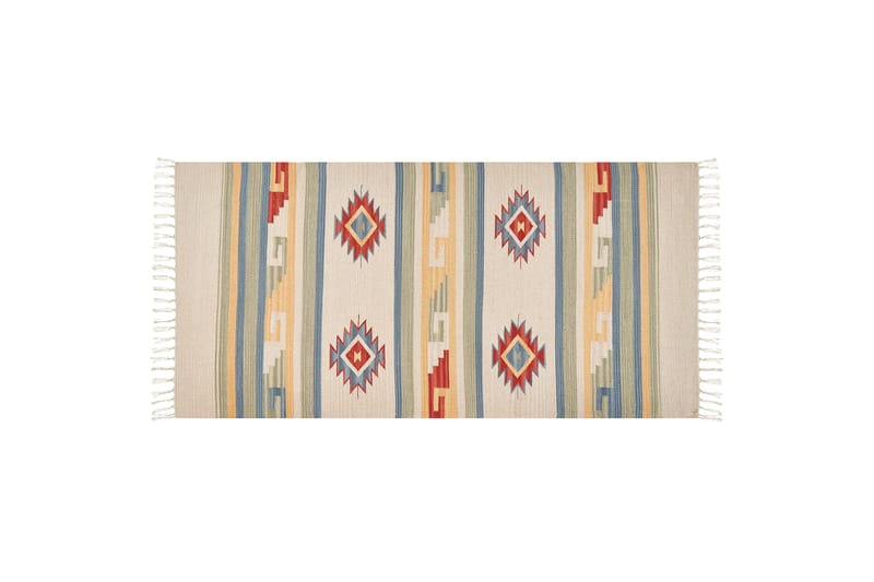 Aparan Bomullsmatta 80x150 cm Beige - Textilier & mattor - Mattor - Modern matta - Bomullsmattor