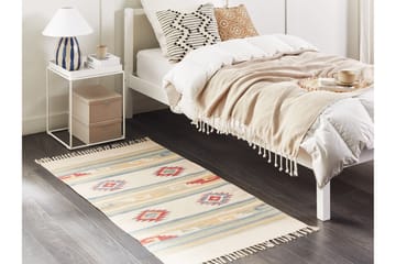 Aparan Bomullsmatta 80x150 cm - Beige - Textilier & mattor - Mattor - Modern matta - Bomullsmattor
