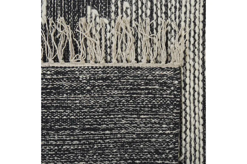 Arbaa Bomullsmatta 160x230 cm - Svart/Vit - Textilier & mattor - Mattor - Modern matta - Bomullsmattor