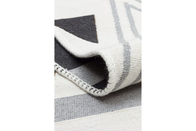 Are Bomullsmatta 120x180 cm Rektangulär - Gul/Grå - Textilier & mattor - Mattor - Modern matta - Bomullsmattor