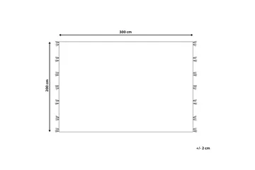 Argavand Ullmatta 200x300 cm - Beige - Textilier & mattor - Mattor - Modern matta - Ullmattor
