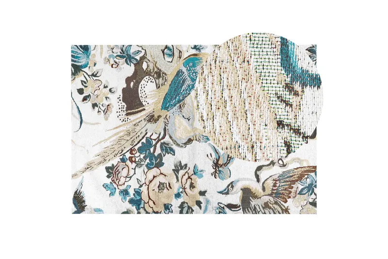 Ariha Ryamatta 140x200 cm - Blå - Textilier & mattor - Mattor - Modern matta - Bomullsmattor