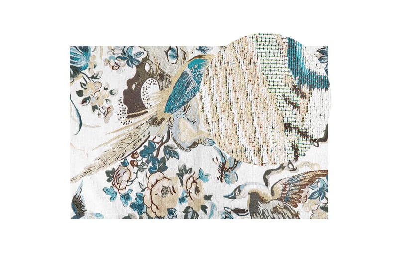 Ariha Ryamatta 200x300 cm - Blå - Textilier & mattor - Mattor - Modern matta - Bomullsmattor