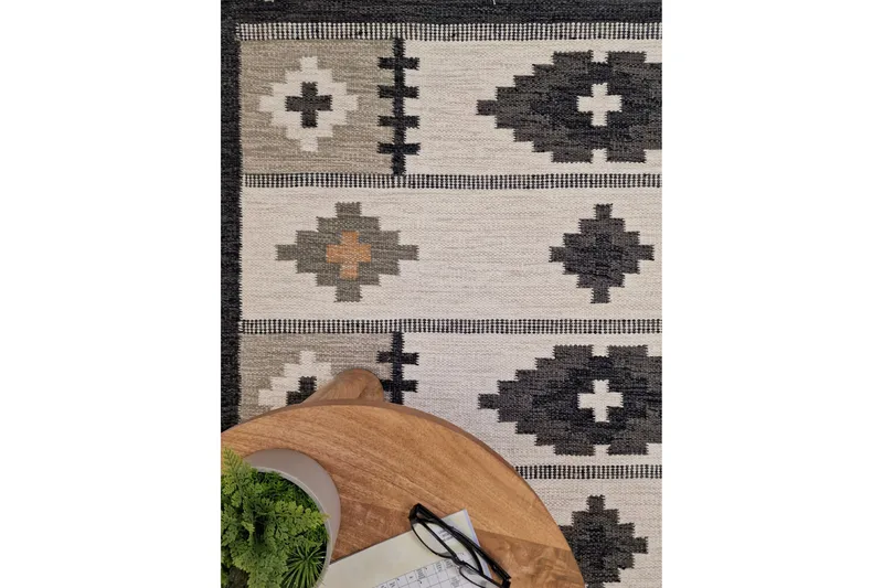 Arvika Ullmatta 140x200 cm Rektangulär - Grå - Textilier & mattor - Mattor - Modern matta - Ullmattor