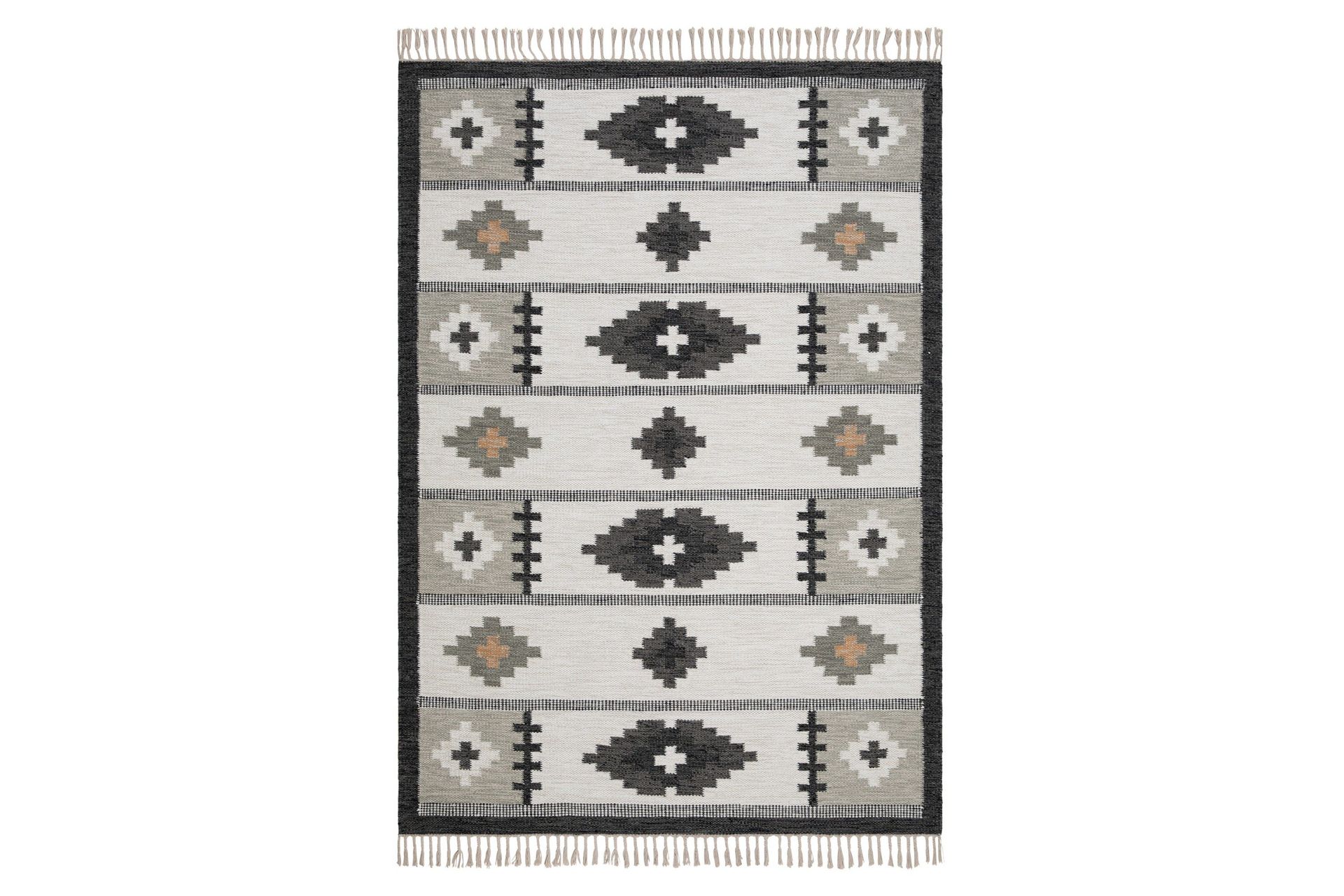 Arvika Ullmatta 140x200 cm Rektangul&auml;r - Gr&aring;