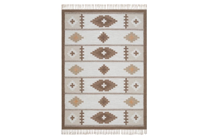 Arvika Ullmatta 160x230 cm Rektangulär - Beige - Textilier & mattor - Mattor - Modern matta - Ullmattor