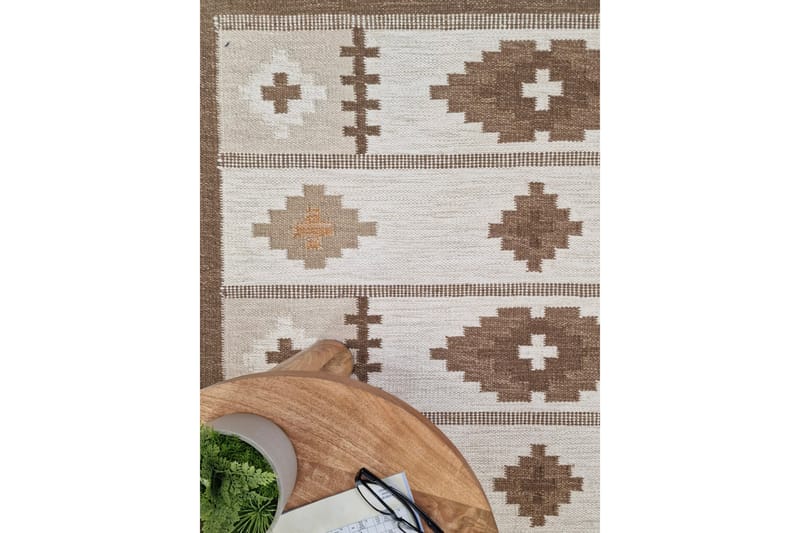 Arvika Ullmatta 160x230 cm Rektangulär - Beige - Textilier & mattor - Mattor - Modern matta - Ullmattor