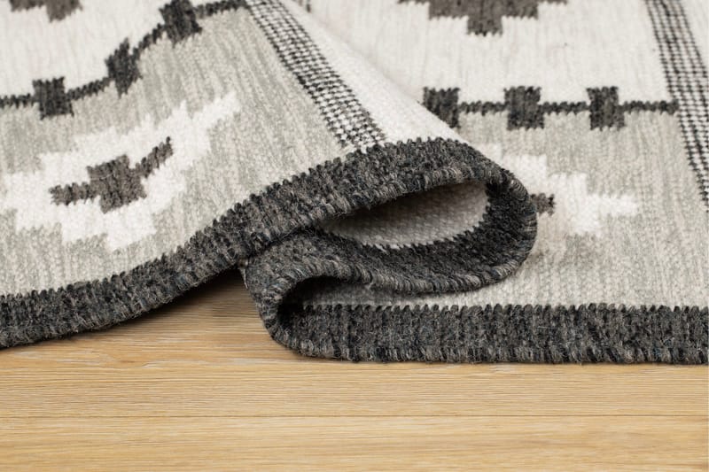 Arvika Ullmatta 160x230 cm Rektangulär - Grå - Textilier & mattor - Mattor - Modern matta - Ullmattor