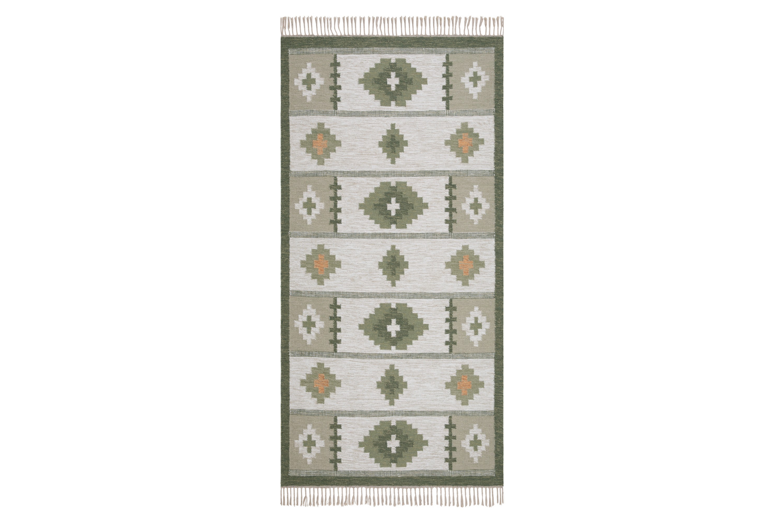 arvika ullmatta 80x200 cm rektangulär - grön