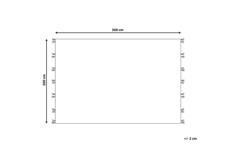 Arzakan Ullmatta 200x300 cm - Röd - Textilier & mattor - Mattor - Modern matta - Ullmattor