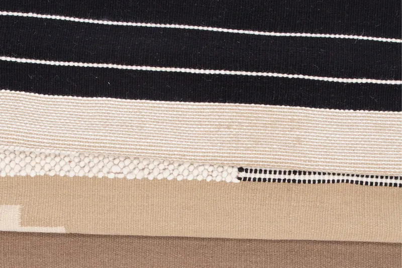 Aston Ullmatta 160x230 cm Rektangulär - Brun - Textilier & mattor - Mattor - Modern matta - Ullmattor