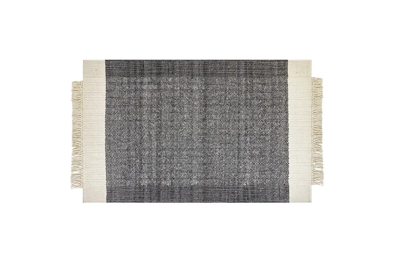 Atlanti Ullmatta 140x200 cm, Svart/Vit