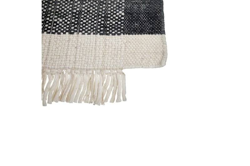 Atlanti Ullmatta 160x230 cm - Svart/Vit - Textilier & mattor - Mattor - Modern matta - Ullmattor