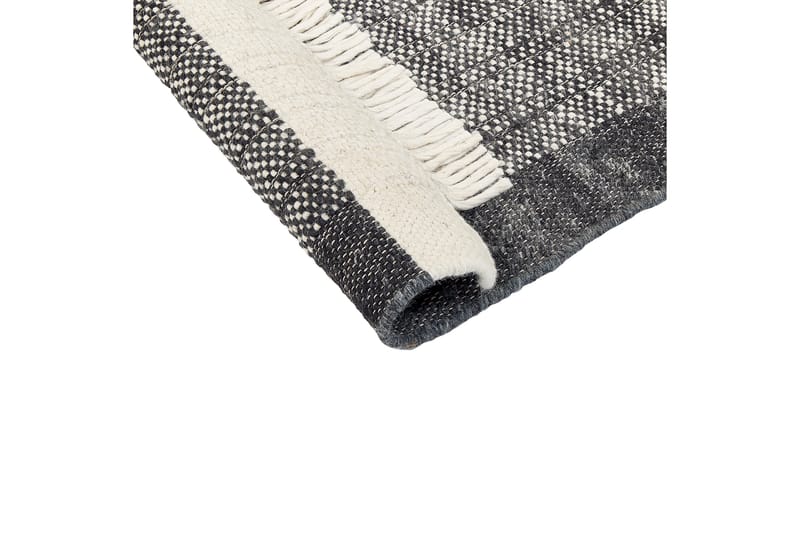 Atlanti Ullmatta 80x150 cm - Svart/Vit - Textilier & mattor - Mattor - Modern matta - Ullmattor