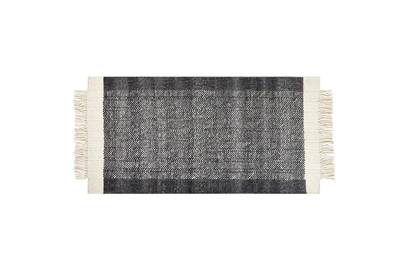 Atlanti Ullmatta 80x150 cm, Svart/Vit