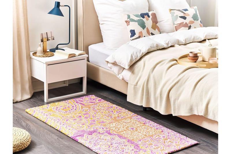Avanos Ullmatta 80x150 cm - Rosa - Textilier & mattor - Mattor - Modern matta - Ullmattor