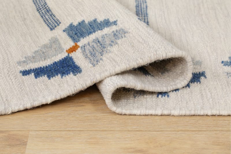 Avesta Ullmatta 160x230 cm Rektangulär - Blå - Textilier & mattor - Mattor - Modern matta - Ullmattor