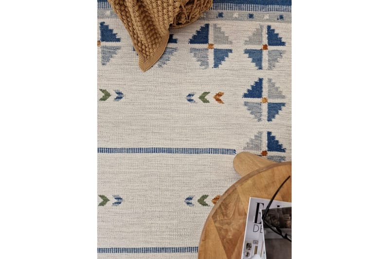 Avesta Ullmatta 200x300 cm Rektangulär - Blå - Textilier & mattor - Mattor - Modern matta - Ullmattor