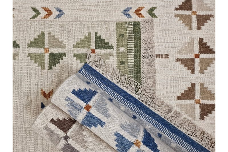 Avesta Ullmatta 200x300 cm Rektangulär - Blå - Textilier & mattor - Mattor - Modern matta - Ullmattor