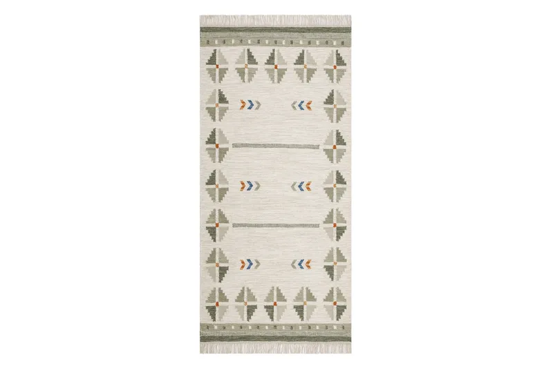 Avesta Ullmatta 80x200 cm Oval, Grön