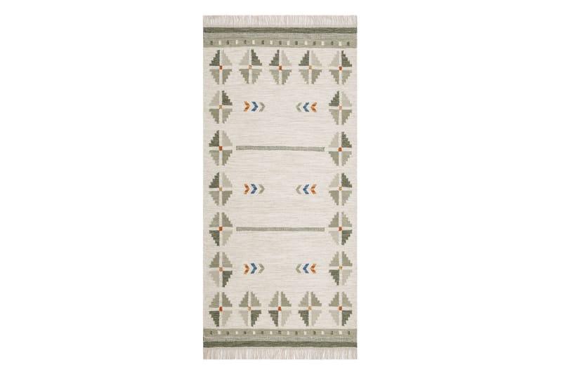 Avesta Ullmatta 80x200 cm Oval, Grön